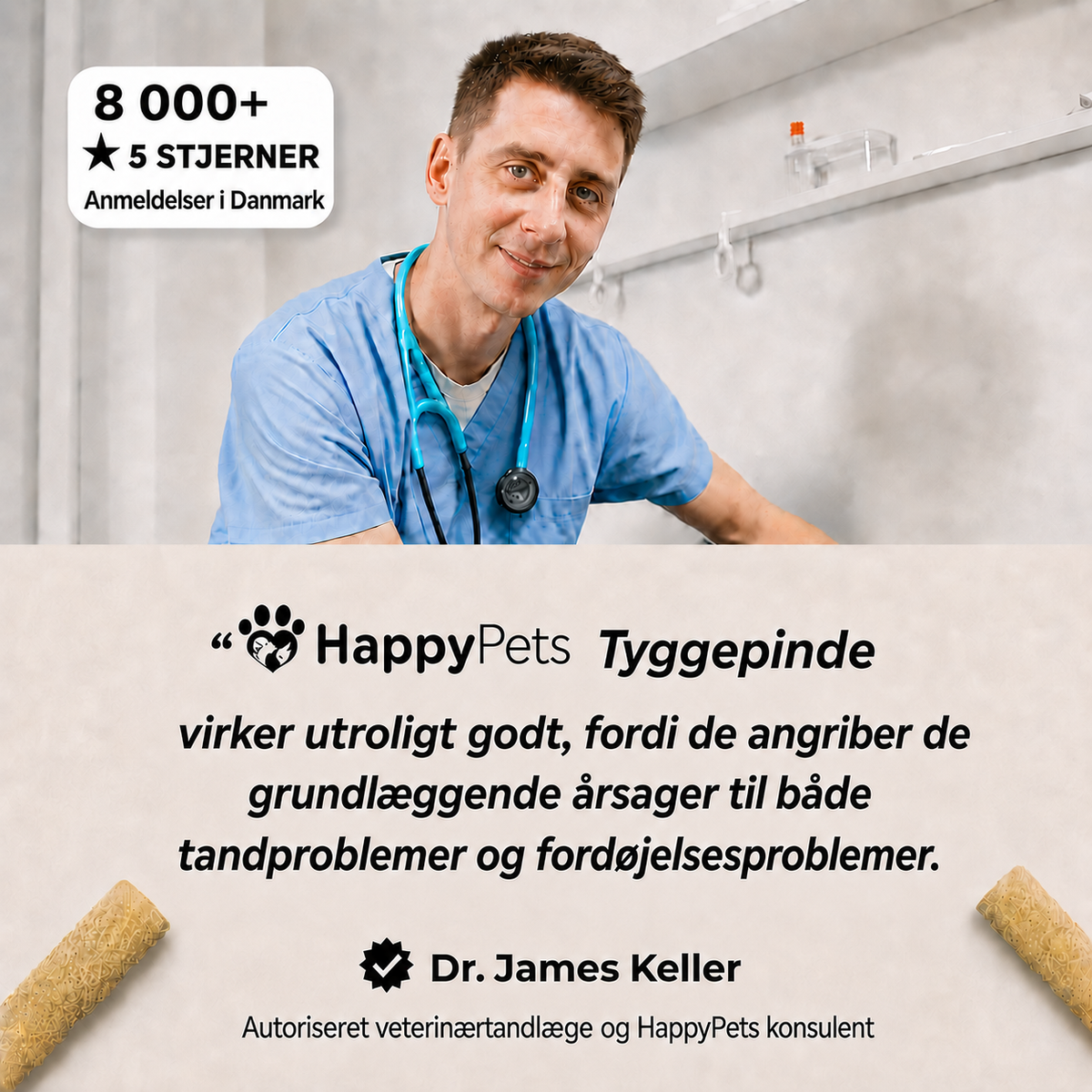 HappyPets Tyggepinde (DK)