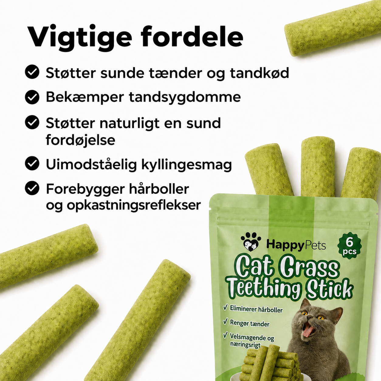 HappyPets Tyggepinde (DK)